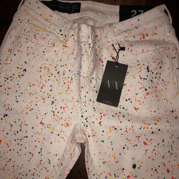 Armani Exchange Denim - #jeans #denimjeans #sale #paintjeans #consignment